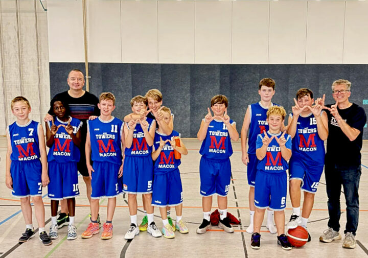U14 des Basketballvereins "Burger Towers"